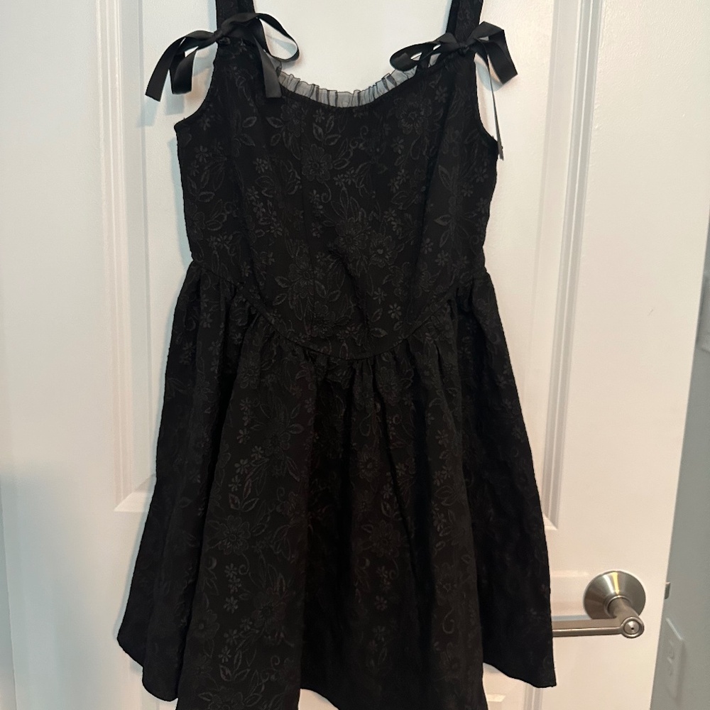 TRIXXI Black Mini Dress – Size S
